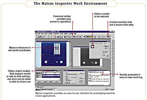 �rodowisko robocze Matrox Inspector